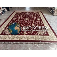 Китайский шерстяной ковер 0054018 Красный